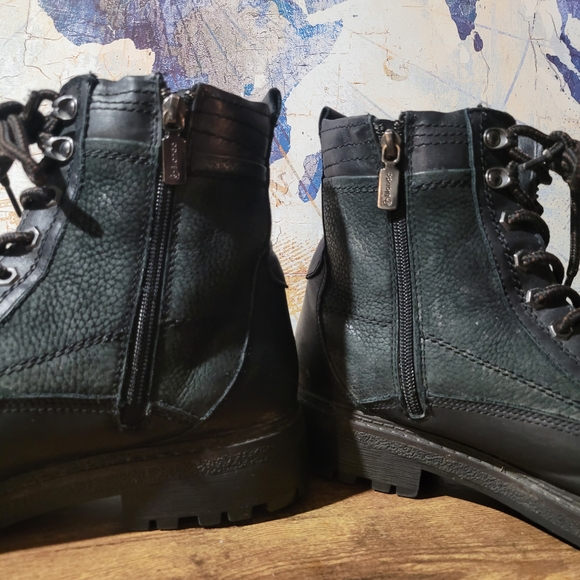 Blondo Men's Jasper Black Leather Lace-Up Boots. Size 9.5 - Picture 6 of 11